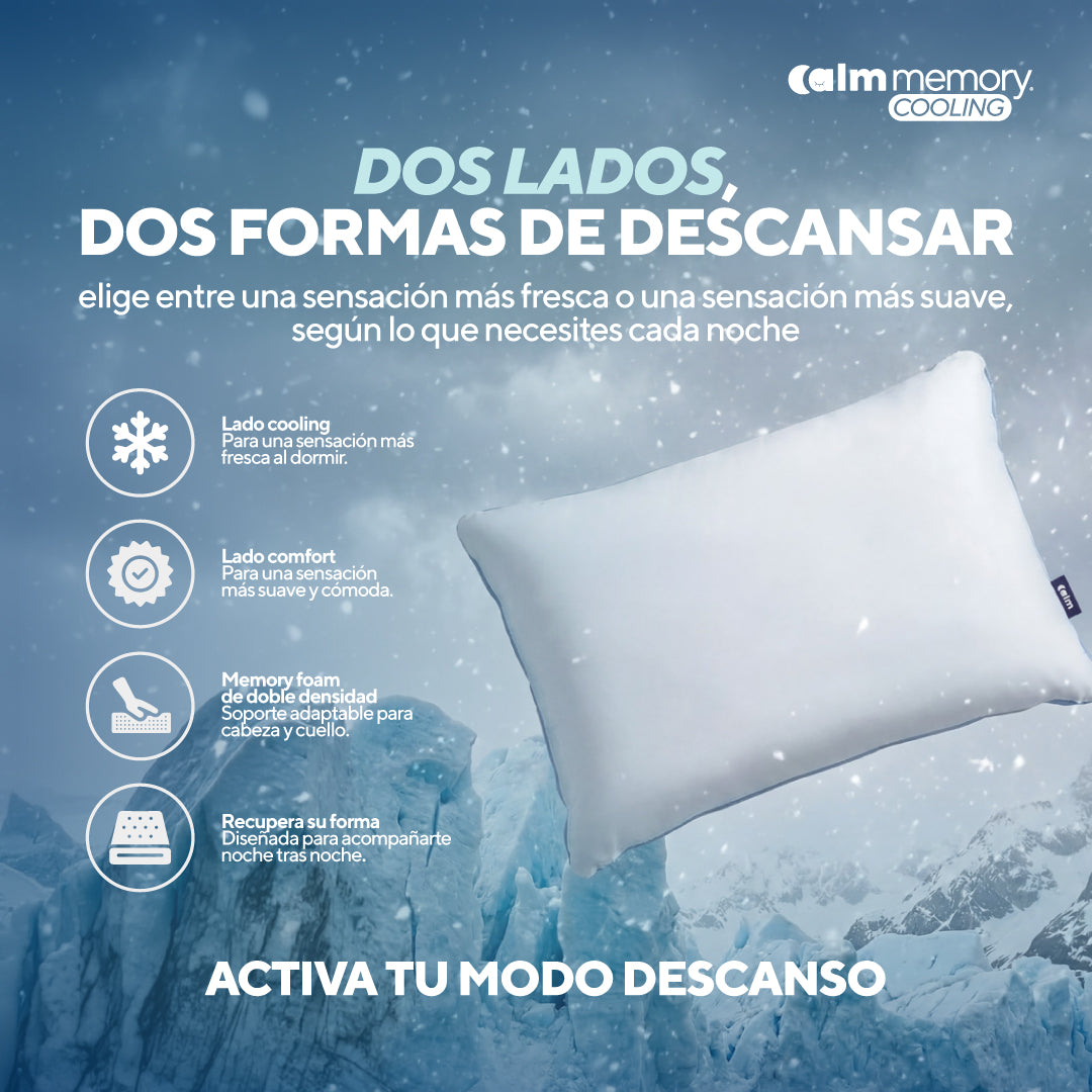 Pack 02 Almohadas Memory Cooling