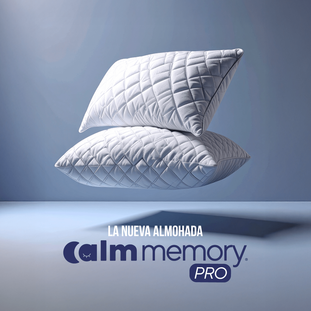 Pack de 2 almohadas Calm Memory Pro de memory foam moldeable
