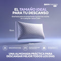 Pack de 2 almohadas Calm Memory Pro de memory foam moldeable